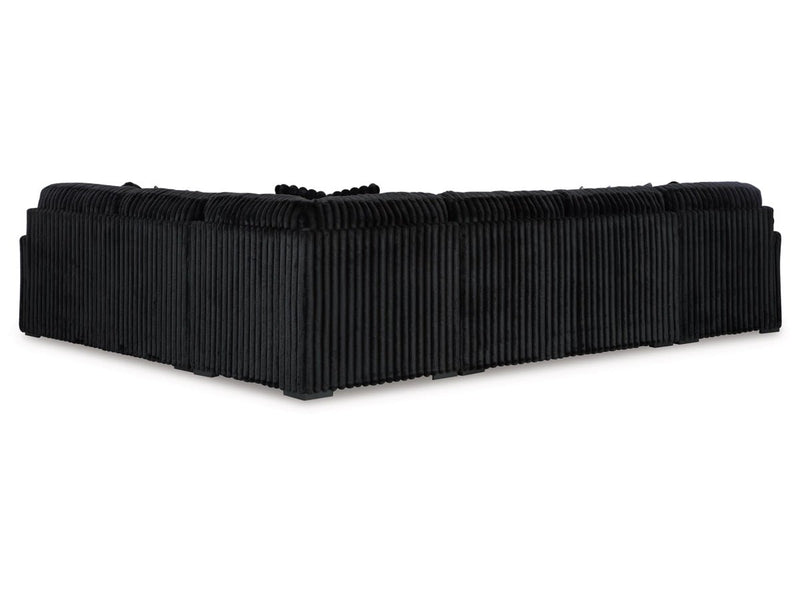 Midnight - Madness Onyx 4 - Piece LAF Sectional - Gate FurnitureSectional