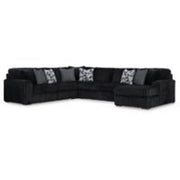 Midnight - Madness Onyx 4 - Piece RAF Sectional - Gate FurnitureSectional