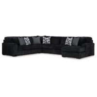 Midnight - Madness Onyx 4 - Piece RAF Sectional - Gate FurnitureSectional