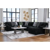 Midnight - Madness Onyx 4 - Piece RAF Sectional - Gate FurnitureSectional