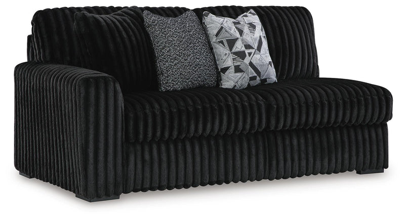 Midnight-Madness Onyx 4-Piece Sectional - 98103U11
