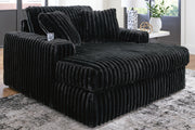 Midnight-Madness Onyx 4-Piece Sectional and Oversized Chaise - 98103U2