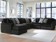 Midnight-Madness Onyx 6-Piece Sectional with Chaise - 98103S23