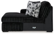 Midnight-Madness Onyx Left-Arm Facing Corner Chaise - 9810316