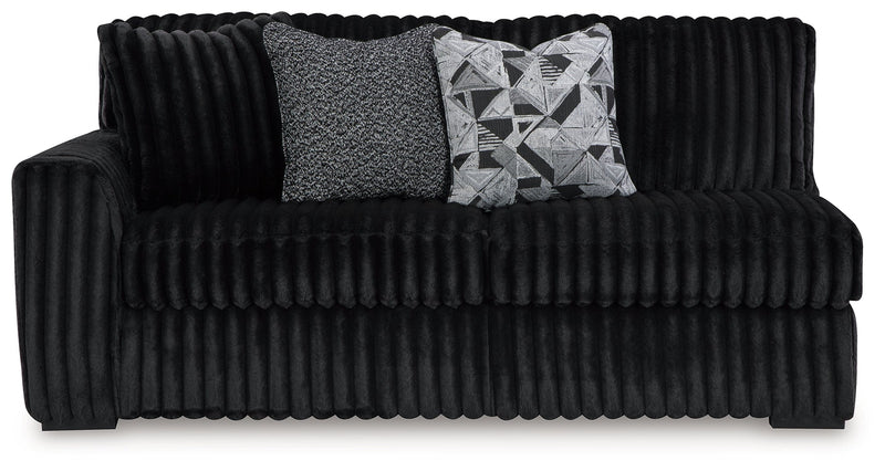 Midnight-Madness Onyx Left-Arm Facing Sofa - 9810366