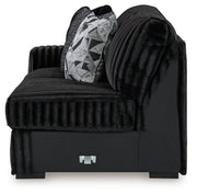 Midnight-Madness Onyx Left-Arm Facing Sofa - 9810366