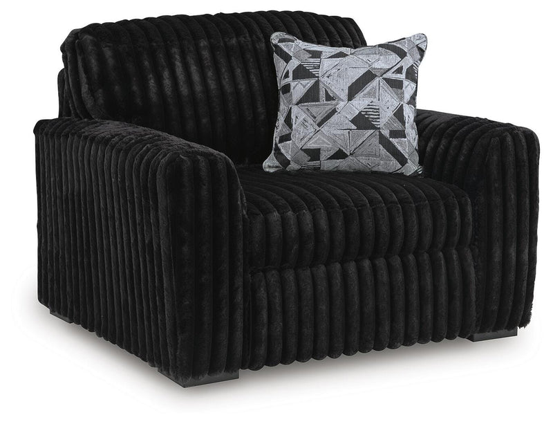 Midnight-Madness Onyx Oversized Chair - 9810323