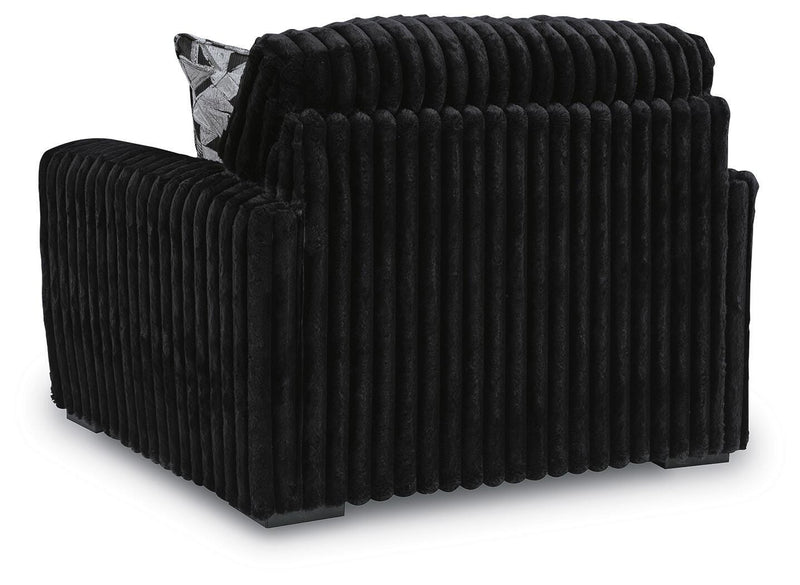 Midnight-Madness Onyx Oversized Chair - 9810323