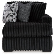 Midnight-Madness Onyx Right-Arm Facing Corner Chaise - 9810317
