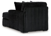 Midnight-Madness Onyx Right-Arm Facing Corner Chaise - 9810317