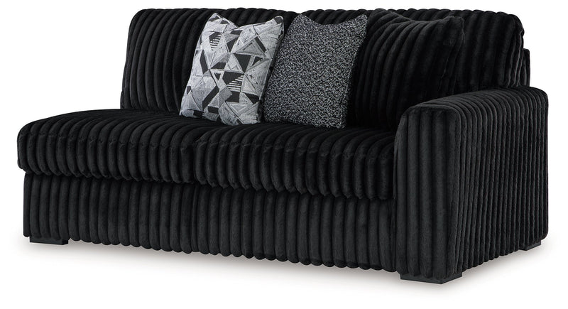 Midnight-Madness Onyx Right-Arm Facing Sofa - 9810367