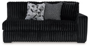 Midnight-Madness Onyx Right-Arm Facing Sofa - 9810367