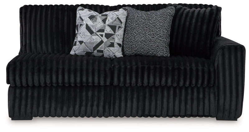 Midnight-Madness Onyx Right-Arm Facing Sofa - 9810367
