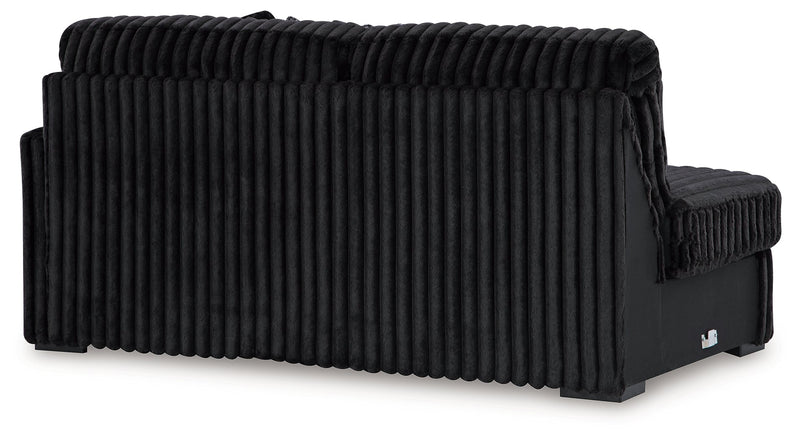 Midnight-Madness Onyx Right-Arm Facing Sofa - 9810367