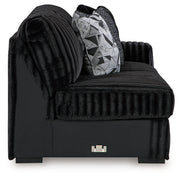 Midnight-Madness Onyx Right-Arm Facing Sofa - 9810367