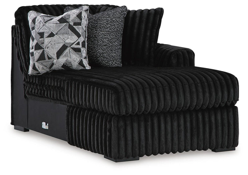 Midnight-Madness Onyx Super Chaise and Oversized Chaise - 98103U12