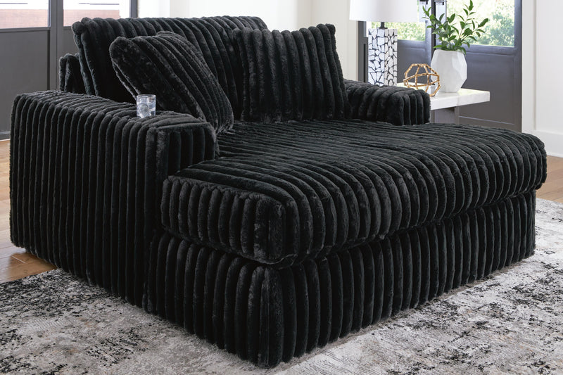 Midnight-Madness Onyx Super Chaise and Oversized Chaise - 98103U12
