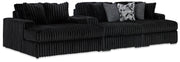 Midnight-Madness Onyx Super Chaise and Oversized Chaise - 98103U12