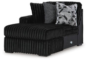 Midnight-Madness Onyx Super Chaise and Oversized Chaise - 98103U12