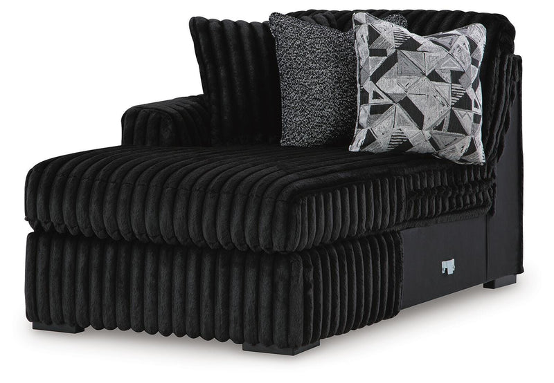 Midnight-Madness Onyx Super Chaise and Oversized Chaise - 98103U12