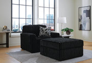 Midnight-Madness Oversized Chair and Ottoman - 98103U15
