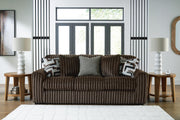 Midnight-Madness Sofa and Loveseat in Chocolate - PKG024023