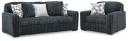 Midnight-Madness Sofa and Oversized Chair - 98105U3
