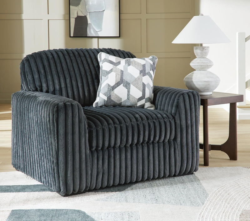 Midnight-Madness Sofa and Oversized Chair - 98105U3