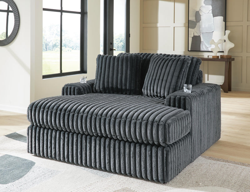 Midnight-Madness Sofa, Loveseat and Oversized Chaise - 98105U2