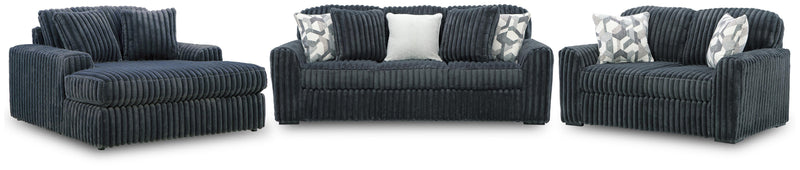 Midnight-Madness Sofa, Loveseat and Oversized Chaise - 98105U2