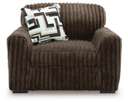 Midnight-Madness Sofa, Oversized Chair and Accent Ottoman - 98104U4
