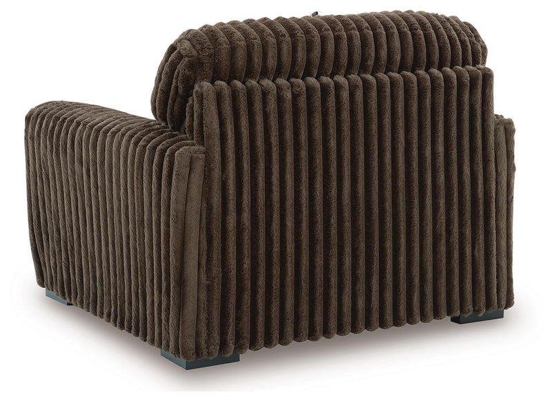Midnight-Madness Sofa, Oversized Chair and Accent Ottoman - 98104U4