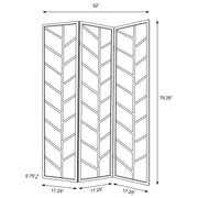 Mila 3-Panel Room Divider Folding Shoji Screen Walnut - 962923