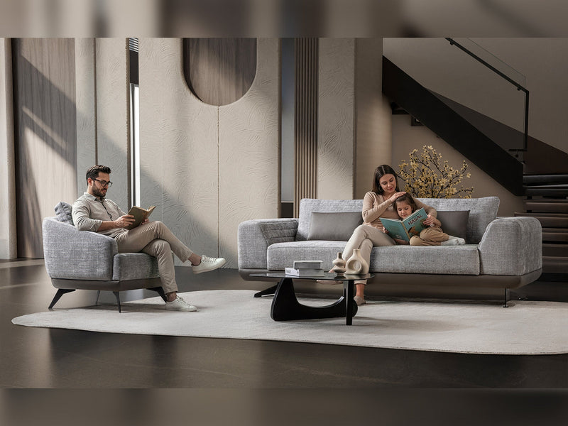 Milano Chair in Grey - 200-ST-MIL-CREMONA15-B
