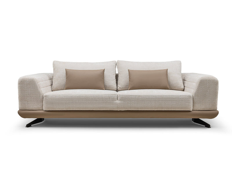 Milano Stationary Loveseat in Grey - 200-ST-MIL-CREMONA15-2