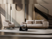 Milano Stationary Loveseat in Grey - 200-ST-MIL-CREMONA15-2