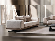 Milano Stationary Sofa in Brown - 200-ST-MIL-CREMONA06-321