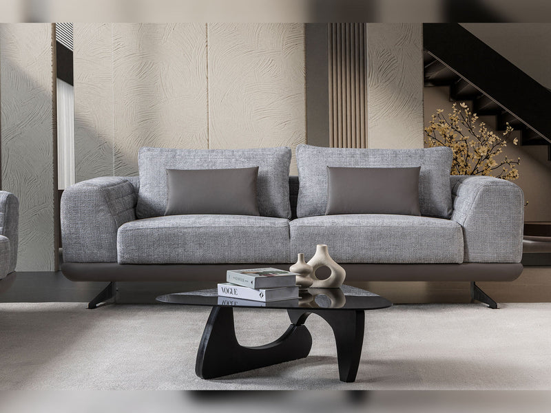 Milano Stationary Sofa in Brown - 200-ST-MIL-CREMONA06-321