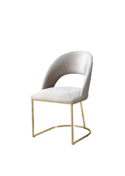 Milena Ivory Dining Chair, Set of 2 - MILENA IV DC-2