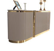 Milena Ivory Dining Server - MILENAIV-SRV