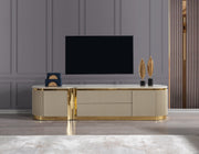 Milena Ivory Tv Stand - MILENAIV-TV