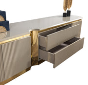 Milena Ivory Tv Stand - MILENAIV-TV