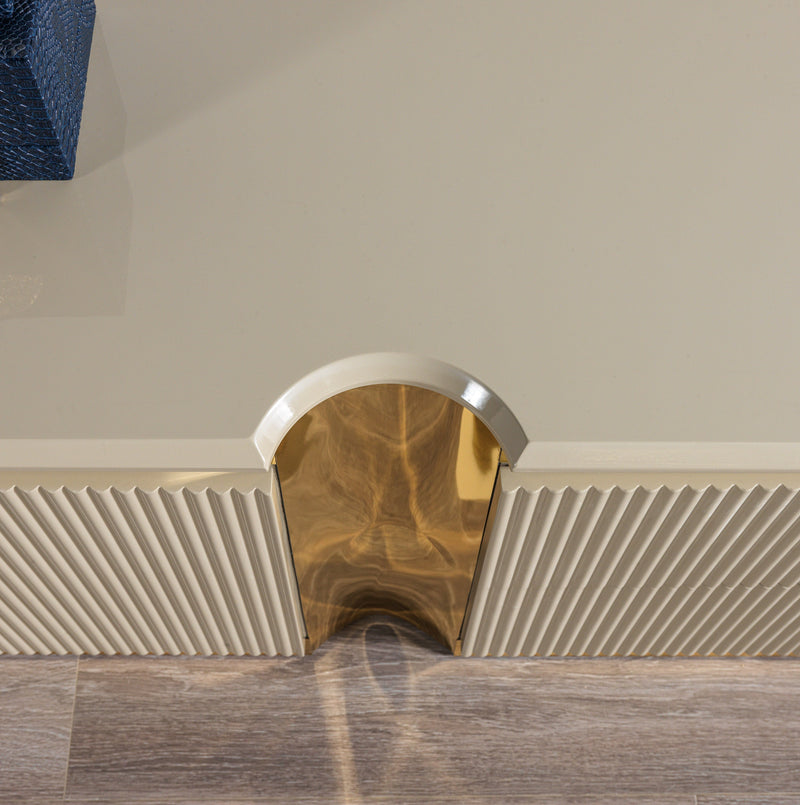 Milena Ivory Tv Stand - MILENAIV-TV