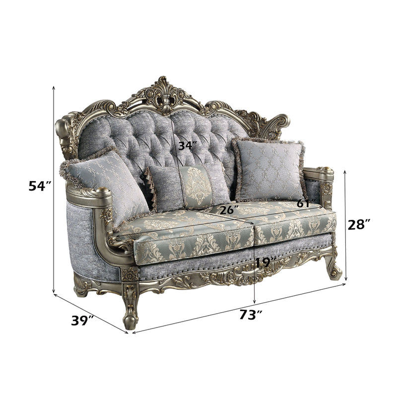 Miliani Loveseat W/3 Pillows - LV01781