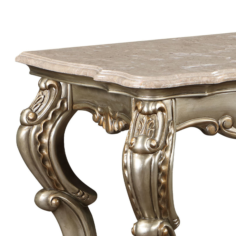 Miliani Sofa Table W/Marble Top - LV01785