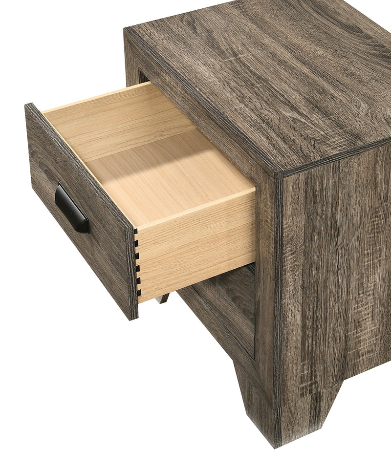 Millie Brownish Gray Panel Bedroom Set - Gate FurnitureBedroom Set