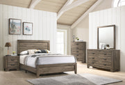 Millie Brownish Gray Panel Bedroom Set - Gate FurnitureBedroom Set