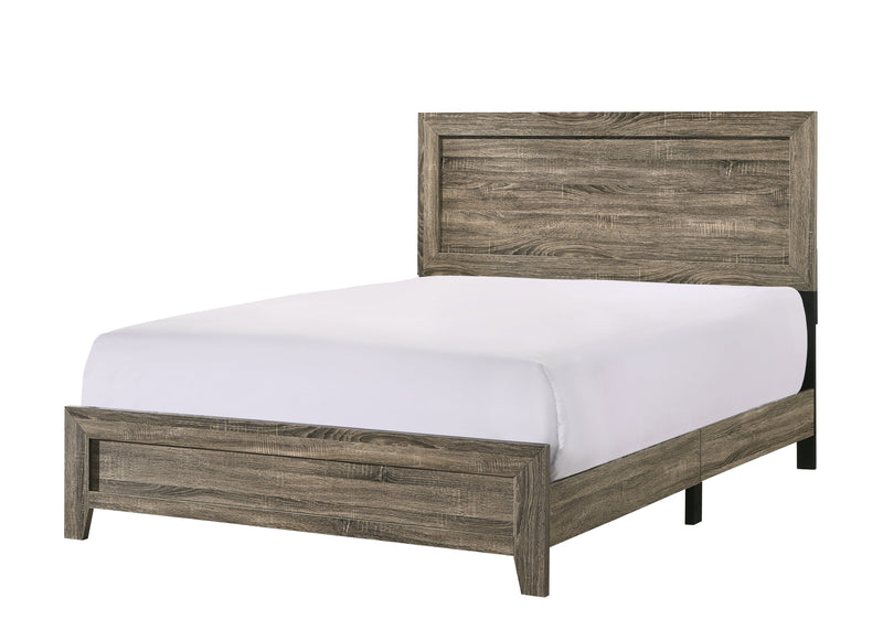 Millie Brownish Gray Panel Bedroom Set - Gate FurnitureBedroom Set