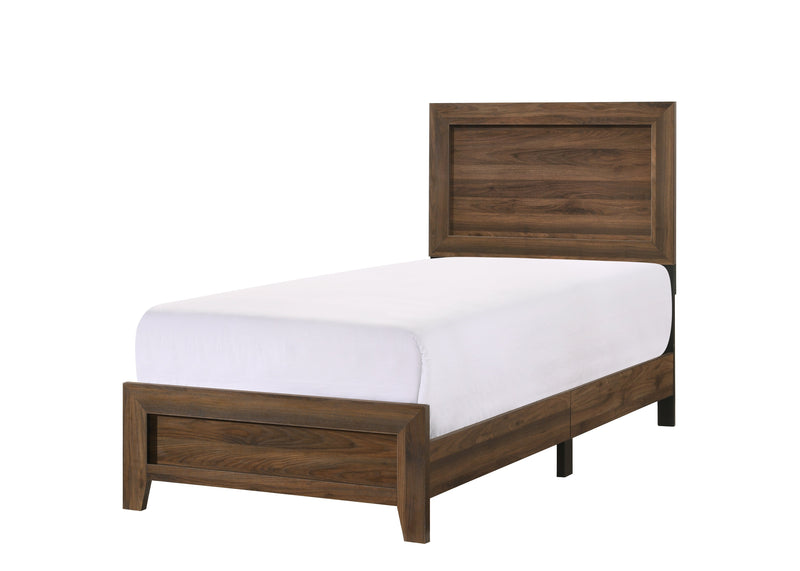 Millie Cherry Brown Panel Youth Bedroom Set - Gate FurnitureYouth Bedroom Set