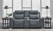 Mindanao Power Reclining Loveseat with Console - Gate FurniturePower Reclining Loveseat